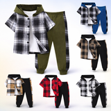 Boys Checkered Outfit – Trendy en comfortabel – Geruite Kinderkleding set