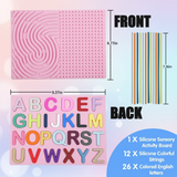 BrainyKids – Educatief & Sensorisch – Silicone Activiteitenbord met Letters