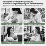 NurseEase – Praktisch & Comfortabel – Katoenen Borstvoedingsdoek voor Mama en Baby