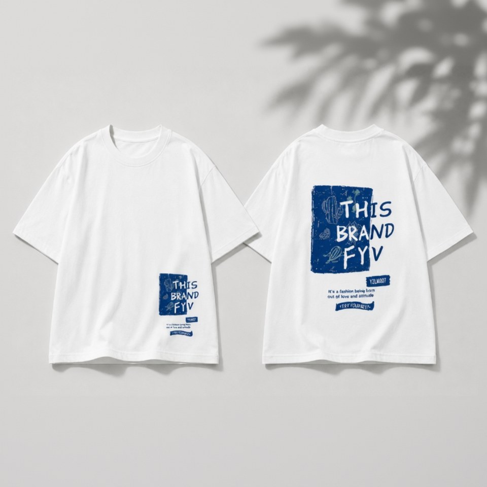 BrightTees – Comfortabel & Kleurrijk – Geprint Los T-shirt