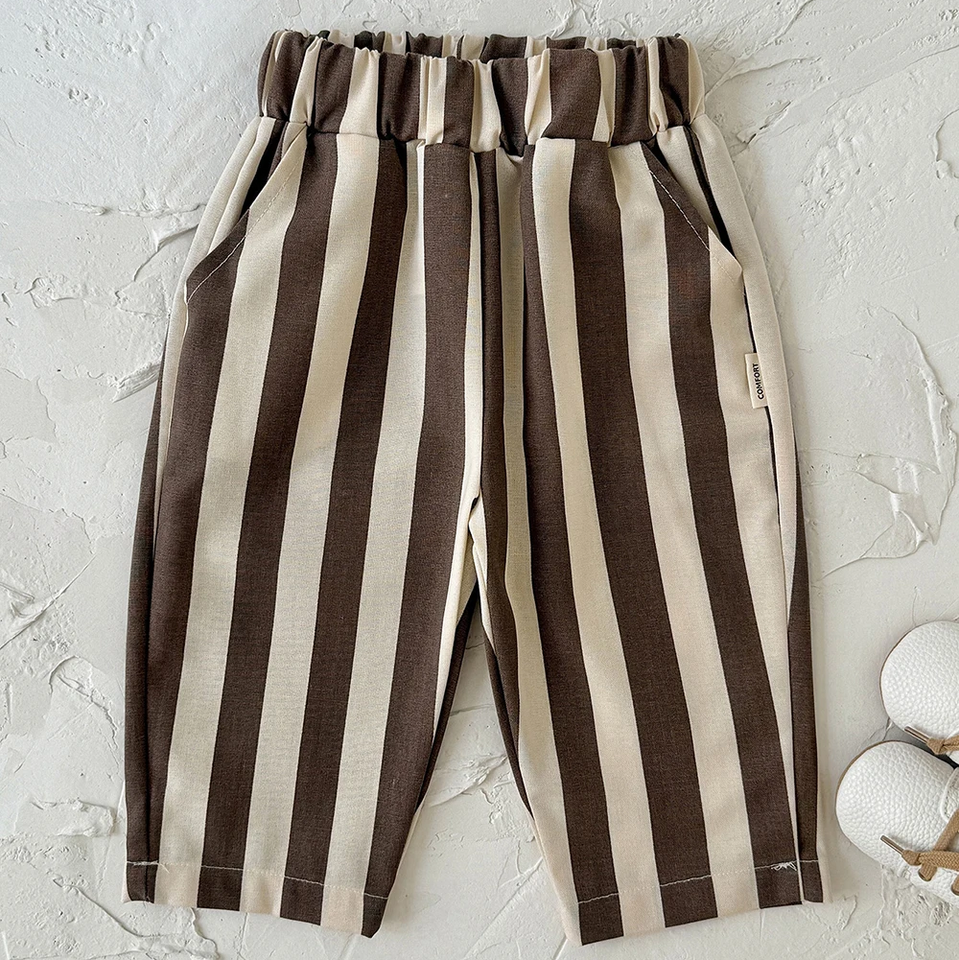 SoftStripe – Zacht & Comfortabel – Baby Broek met Gestreept Design