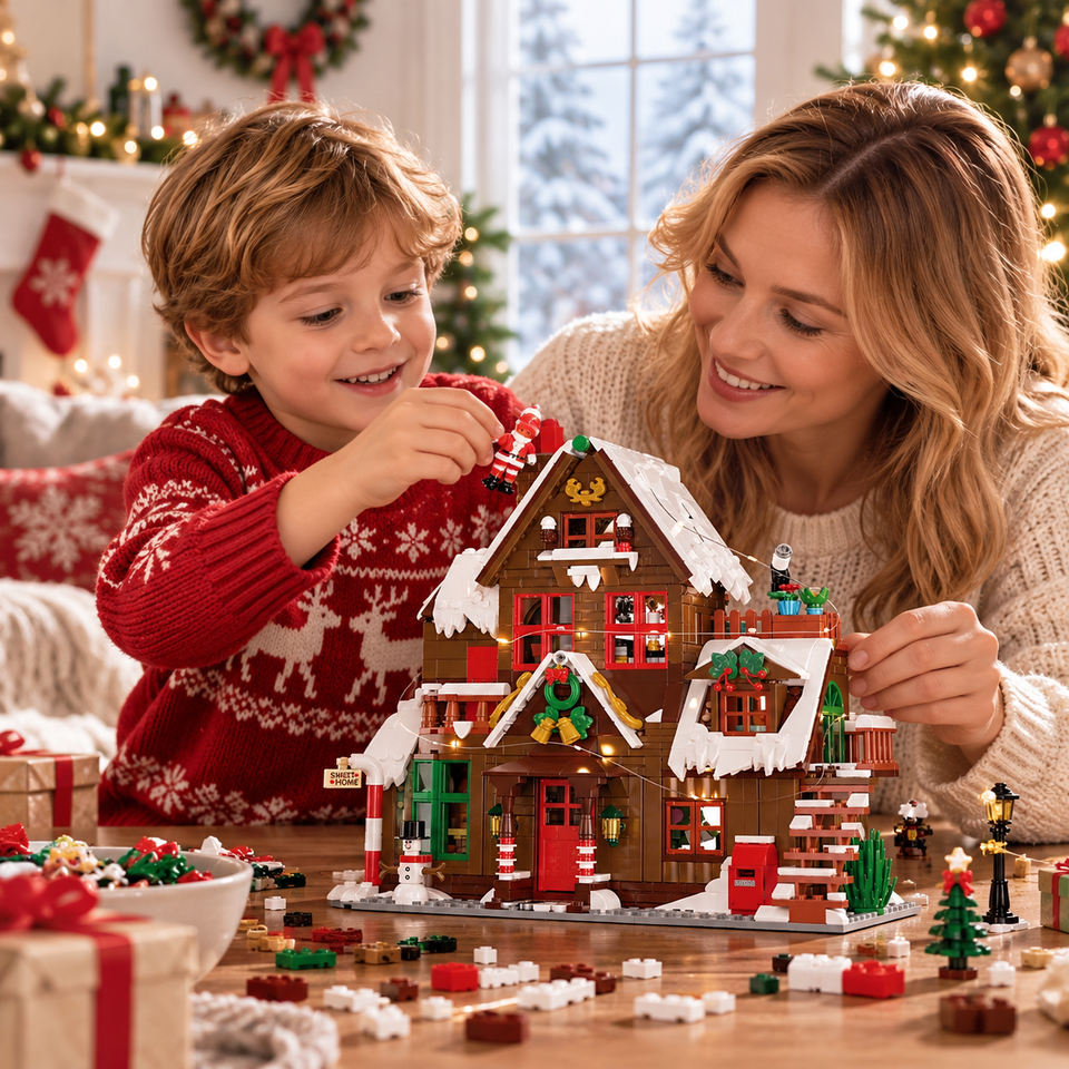 ChristmasHome – Feestelijk & Creatief – Kersthuis Bouwset