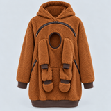 MamaHug – Warm & Praktisch – 2-in-1 Draaghoodie voor Mama en Baby