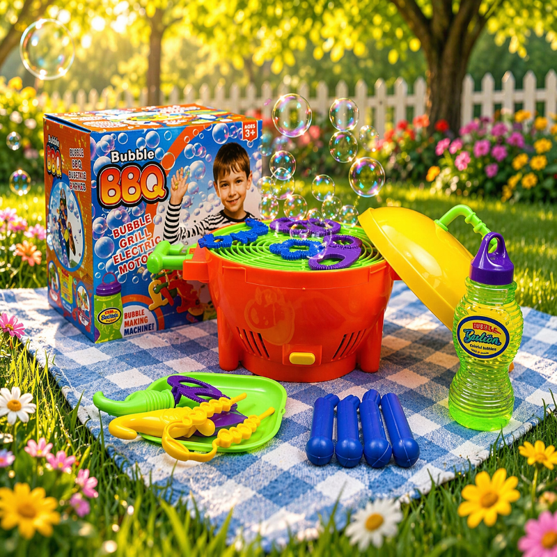 BBQ Bubble Maker – Speels & Interactief – Bellen Blaas BBQ