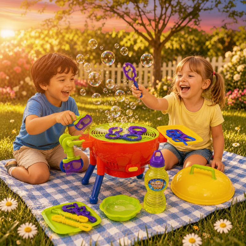 BBQ Bubble Maker – Speels & Interactief – Bellen Blaas BBQ