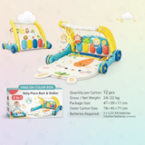 Step & Play – Interactief & Veilig – 3-in-1 Walker & Baby Gym