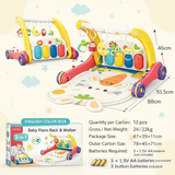 Step & Play – Interactief & Veilig – 3-in-1 Walker & Baby Gym