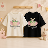 SunnyKids – Comfortabel & Schattig – Oversized T-shirt met Cartoon Print