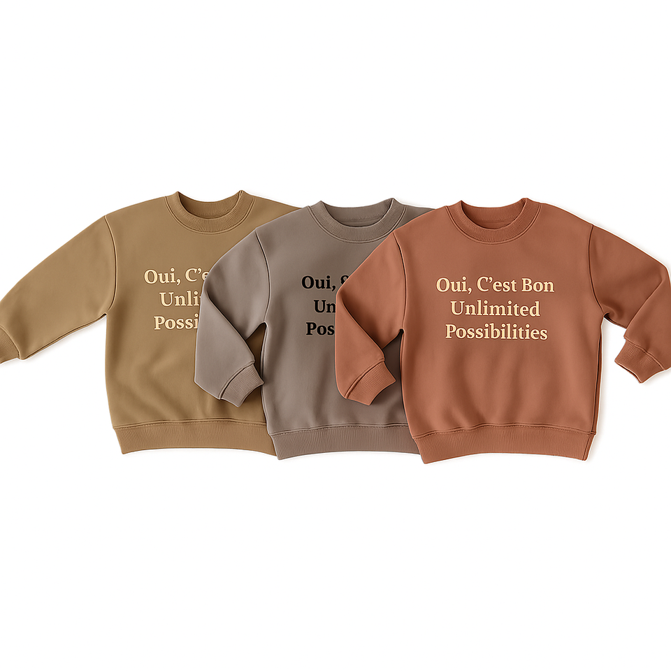 Mini Fashion™ - "Oui, C'est bon." - Sweater
