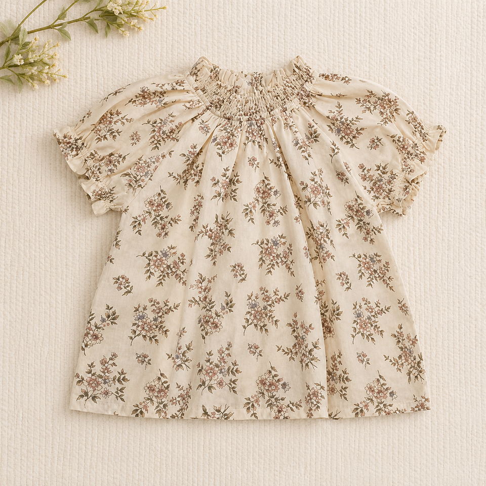 Girls Summer Fashion Top – Luchtig & Comfort – Vintage Meisjes Top