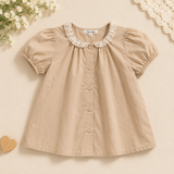 Girls Summer Fashion Top – Luchtig & Comfort – Vintage Meisjes Top