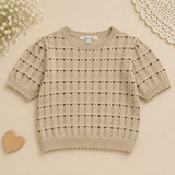 Girls Summer Fashion Top – Luchtig & Comfort – Vintage Meisjes Top