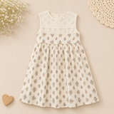 Short Sleeve Embroidery Dress – Elegant & Comfort – Boutique Meisjesjurk