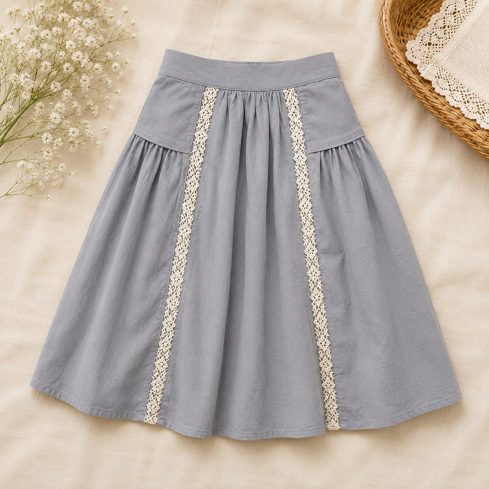 Chic Skirt & Wide Leg Pants – Elegant & Comfort – Losse Kinderkleding