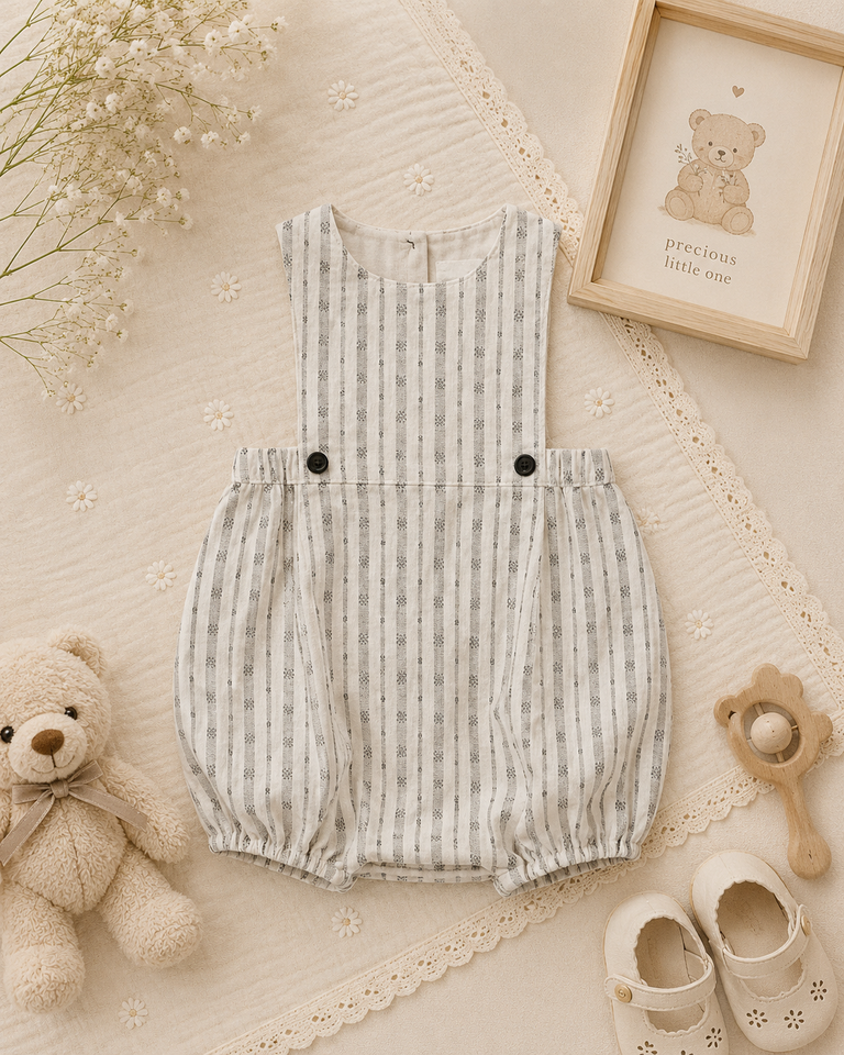 Vintage Rompers – Tijdloos & Zacht – Baby Jumpsuit
