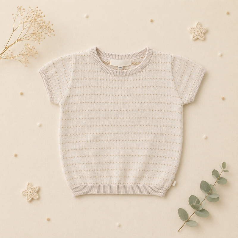 Knit Top & Cardigan – Zacht & comfortabel – Gebreid Shirt & Vest