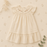 Princess Dress – Stijlvol & comfortabel – Jurk met Geborduurde Kraag