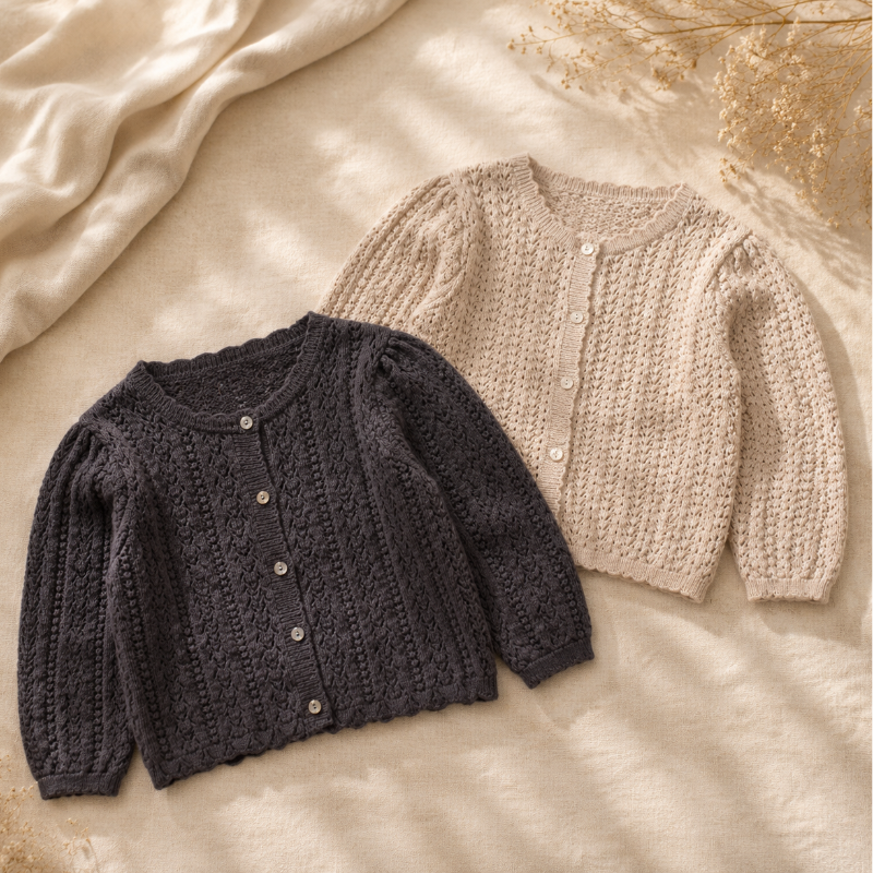 Buttoned Cardigan – Zacht & comfortabel – Gebreid Kinder Vest