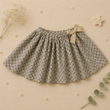 Matching Set – Comfortabel & Madelief-print – Bloomer, Rok & Blouse
