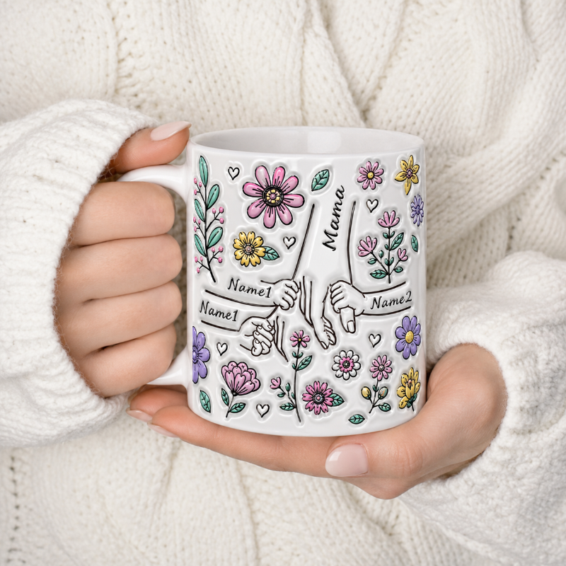 Personalized Kids Name Mug – Uniek moederdagcadeau  – Gepersonaliseerde mok