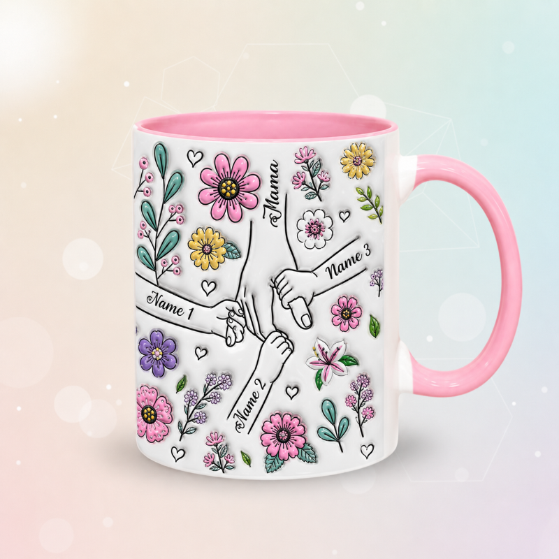 Personalized Kids Name Mug – Uniek moederdagcadeau  – Gepersonaliseerde mok
