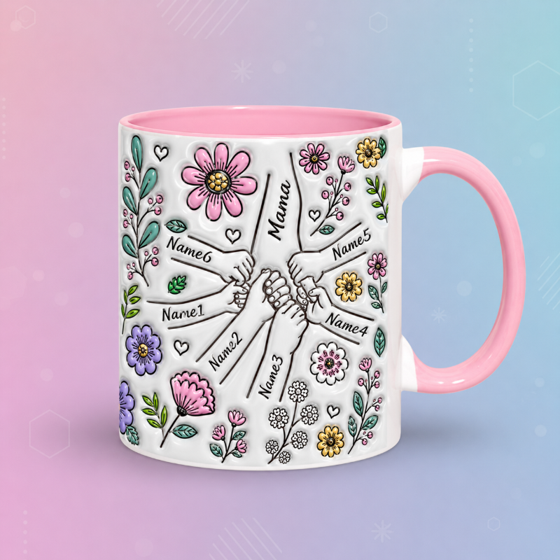 Personalized Kids Name Mug – Uniek moederdagcadeau  – Gepersonaliseerde mok