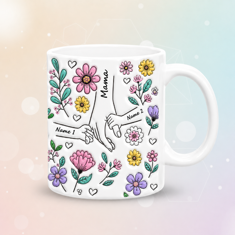 Personalized Kids Name Mug – Uniek moederdagcadeau  – Gepersonaliseerde mok