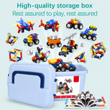 Magnetic Cars™ – Magnetisch Bouwplezier – Magnetische voertuigen Speelgoedset
