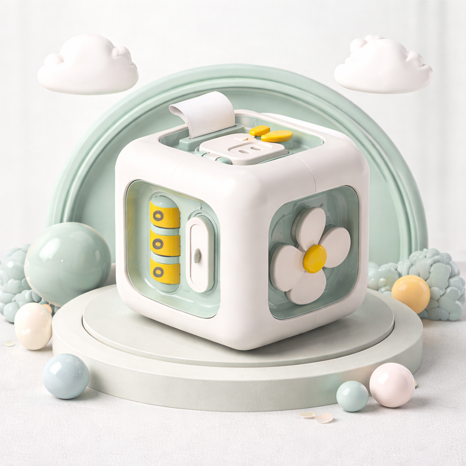 Cube Senses Toy™ - Leerzaam & Leuk - Kubus Zintuigen Speelgoed