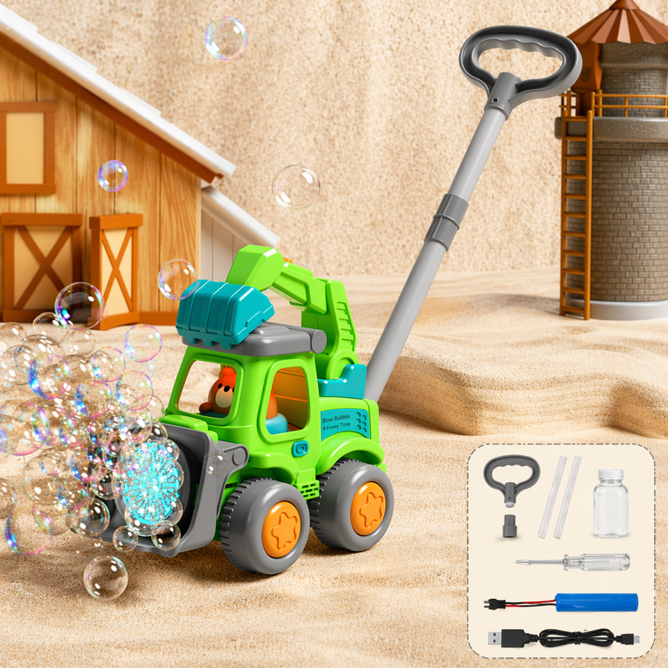 Bubble Blower – Speels & Leuk – Bellen Blaas Duw Wagen