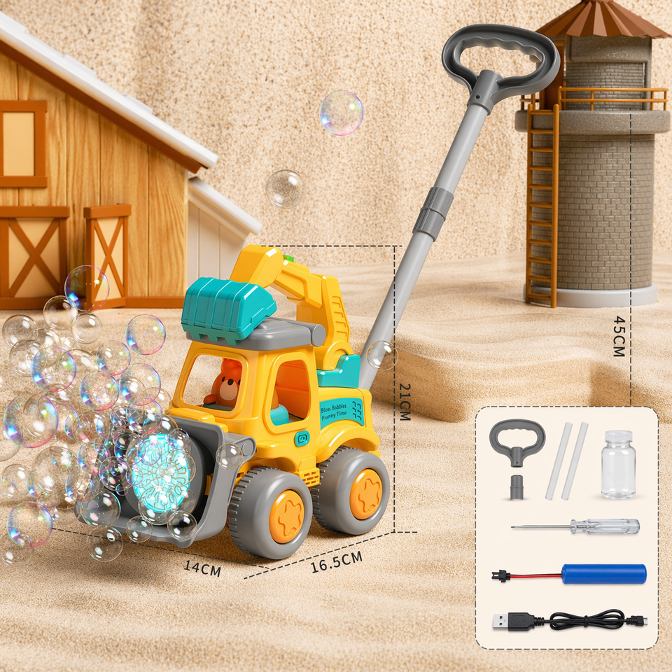 Bubble Blower – Speels & Leuk – Bellen Blaas Duw Wagen