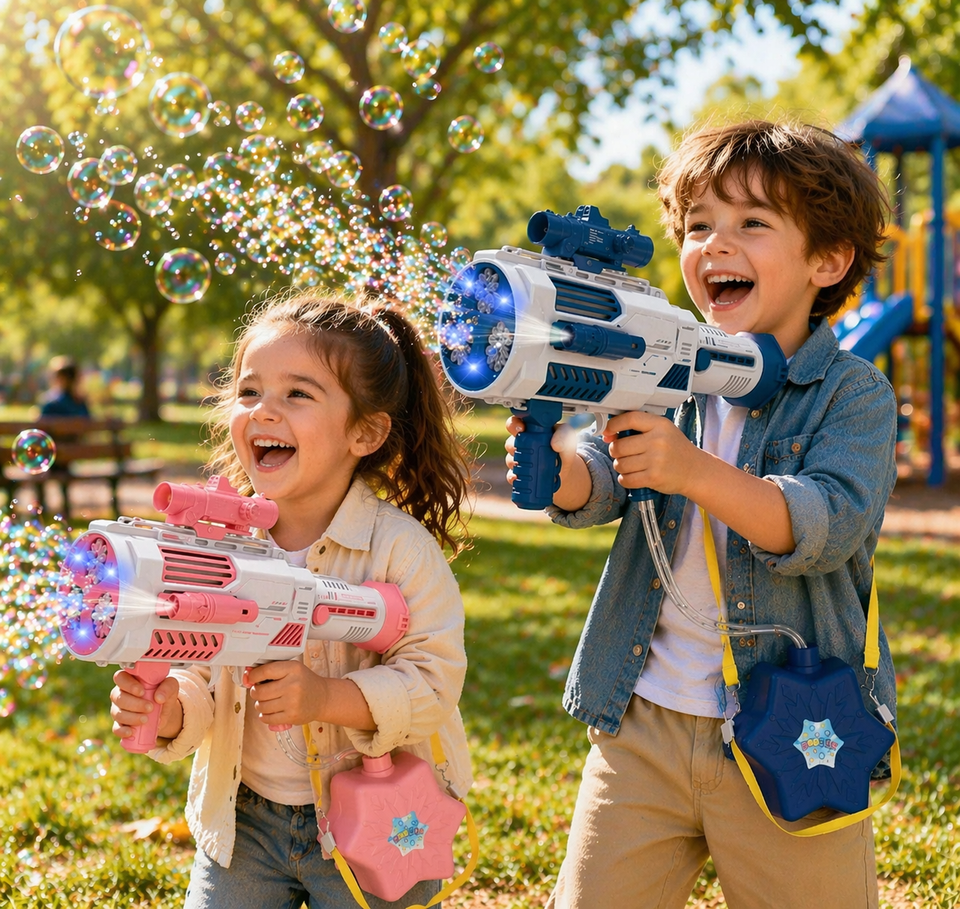 Light Up Bubble Gun – Speels & Muziek – Bellenblaas Pistool