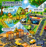 Magnetic Road Blocks – Creatief & Leerzaam – Magnetische Wegen Bouwset