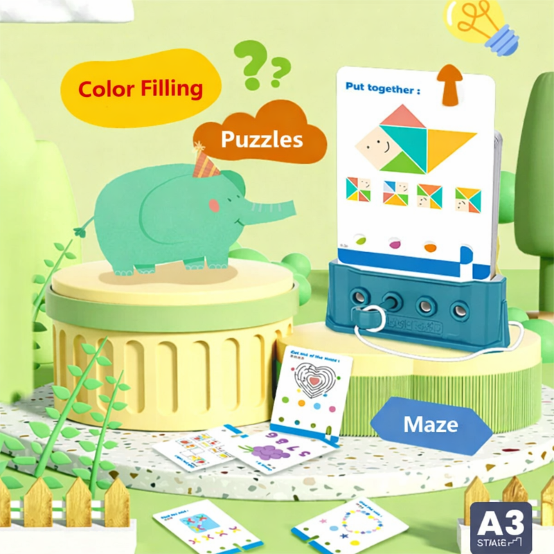 Montessori Shape Matching Game – Logica & Concentratie – Puzzel Bordspel