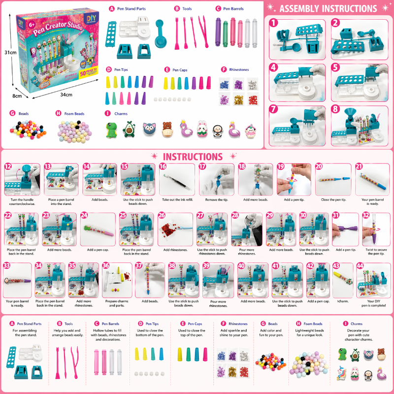 DIY Sand Art Pen – Creatief & Leerzaam – Pen Creator Speelset