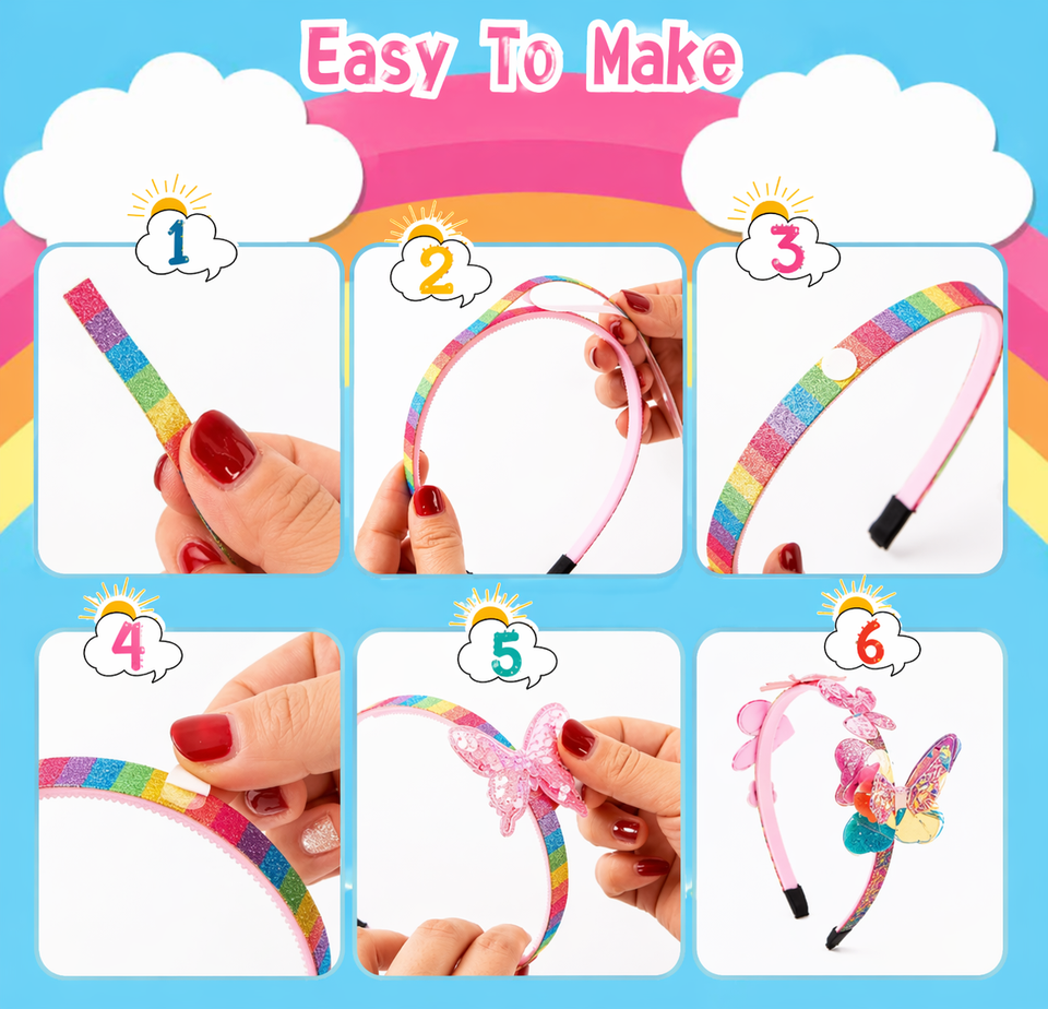 DIY Headband Making Kit – Creatief & Speels – Haarband Accessoires Set