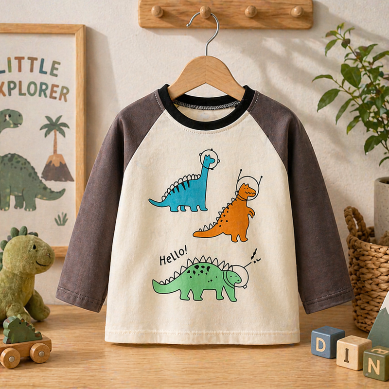 Kids Dinosaur Sweatshirt – Comfort & Stijl – Dino Kinder Trui
