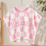 Personalized Hooded Towel – Zacht & Uniek – Gepersonaliseerde Kinder Badcape