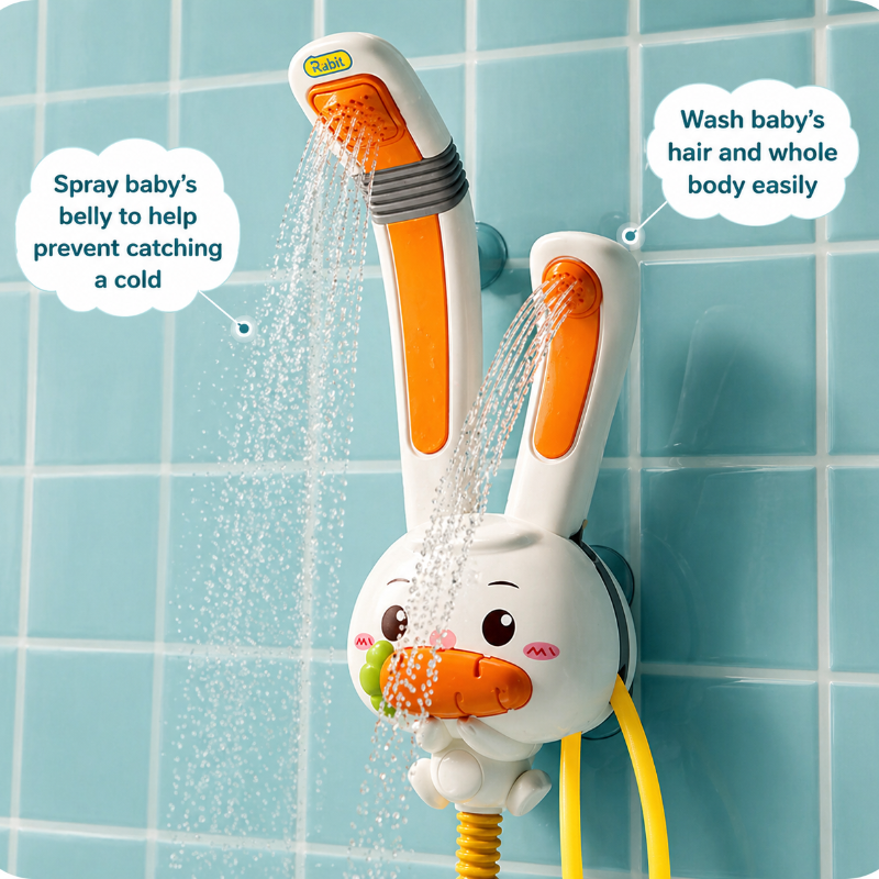 Rabbit Bath Shower Toy – Speels & Waterplezier – Bad Speelgoed Sproeier