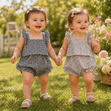 Girls Ruffle Tee – Luchtig & Schattig – Kinder Kleding Set