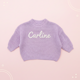 Personalized Baby Sweater – Uniek & Liefdevol – Geborduurde Gepersonaliseerde Baby Trui