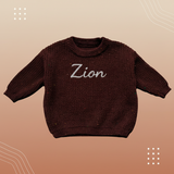 Personalized Baby Sweater – Uniek & Liefdevol – Geborduurde Gepersonaliseerde Baby Trui