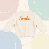 Personalized Baby Sweater – Uniek & Liefdevol – Geborduurde Gepersonaliseerde Baby Trui