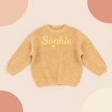 Personalized Baby Sweater – Uniek & Liefdevol – Geborduurde Gepersonaliseerde Baby Trui