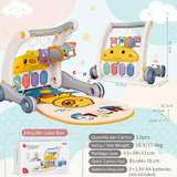 Step & Play – Interactief & Veilig – 3-in-1 Walker & Baby Gym