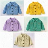 Candy Color Spijkerjas – Lichtgewicht Denim Jacket voor Kinderen