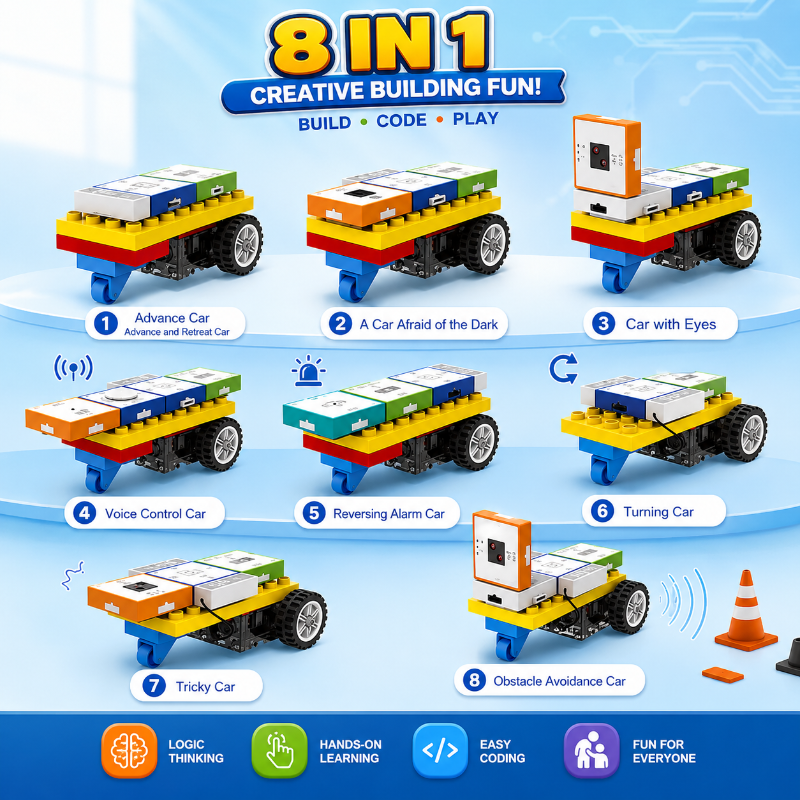 STEM Programming Blocks – Leren Programmeren – Bouwstenen Set