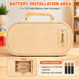 Wooden Busy Board – Motoriek & Interactief – Activiteiten Muziek Bord