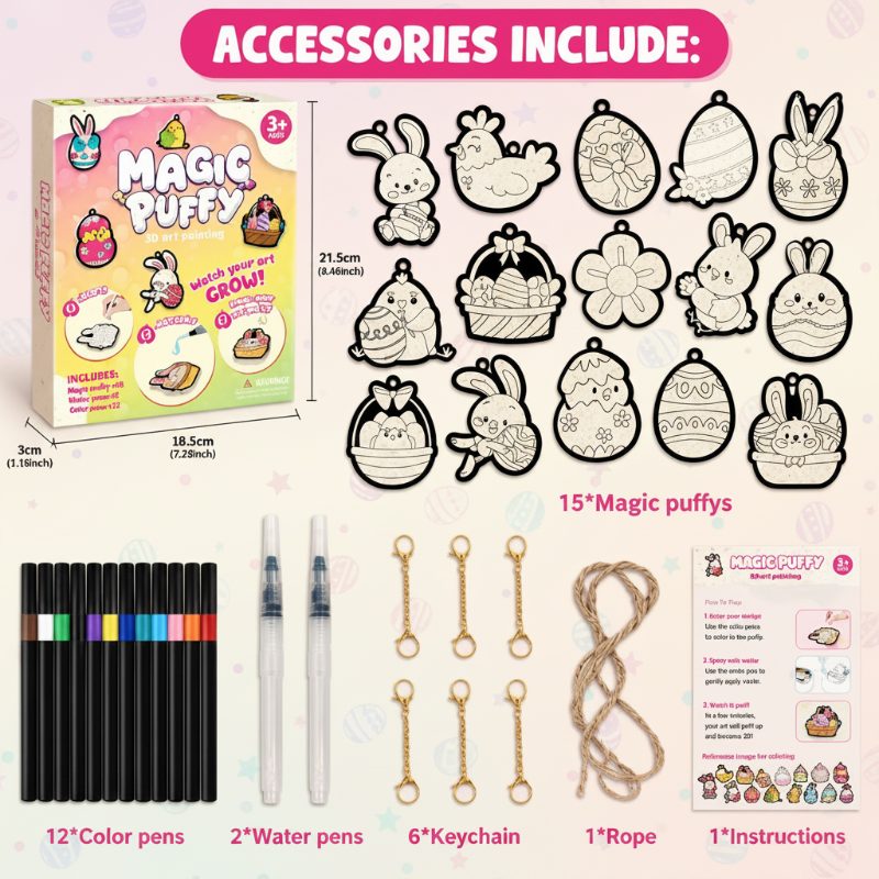 Magic Puff Paint – Creatief & Interactief – Knutsel Set met magische schuimtextuur