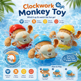 Clockwork Monkey Toy – Speels & Waterplezier – Opwindbaar Badspeeltje